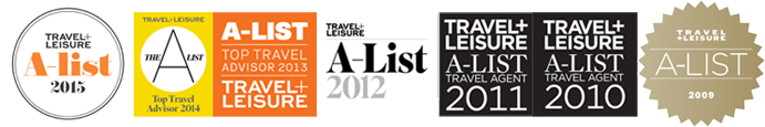 Travel & Leisure Magazine A-List Top Travel Advisor since 2009